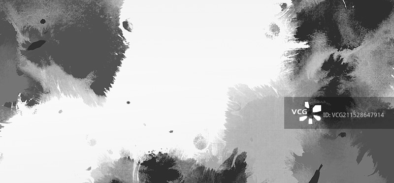中国风水墨晕染背景墨迹晕染笔触图片素材