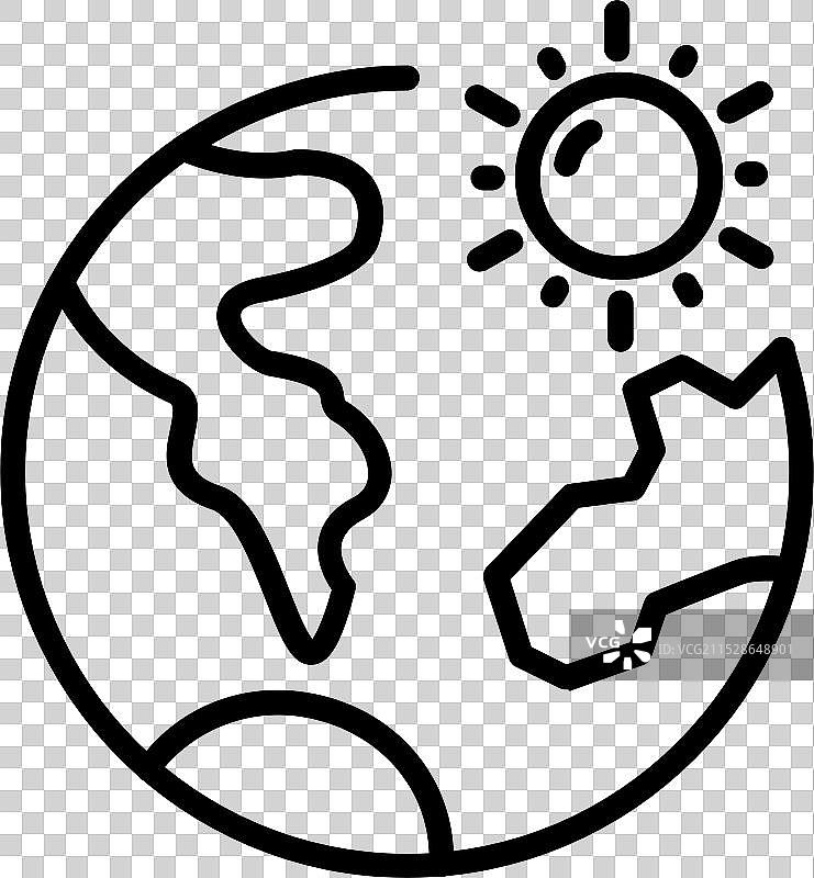 热浪线条图标设计图片素材