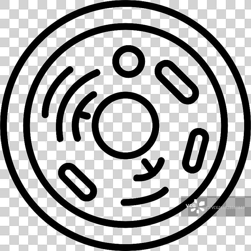 人类细胞线条图标设计图片素材