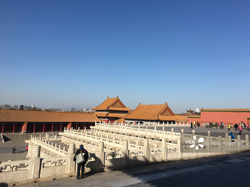 冬天的故宫图片素材