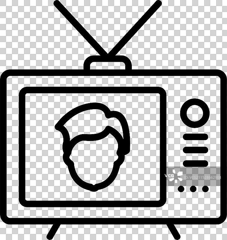 照片拍摄机会线条图标设计图片素材