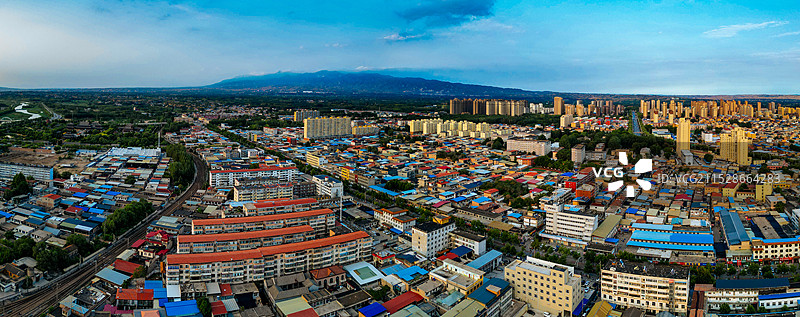 洪洞县 大槐树镇 寻根祭祖园 中心广场 博物馆 航拍图片素材