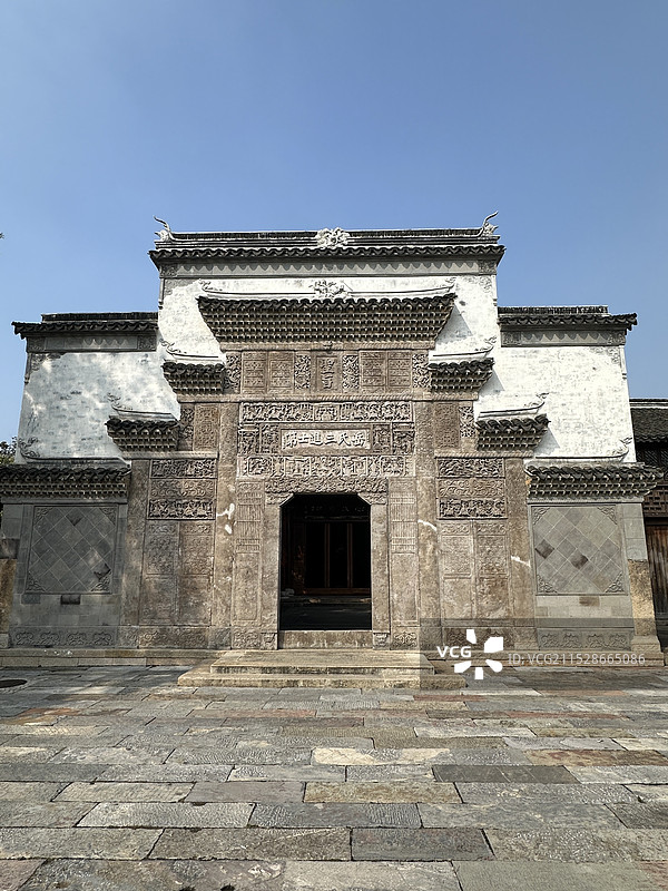 浙江嘉兴桐乡濮院时尚小镇-岳氏三进士第图片素材