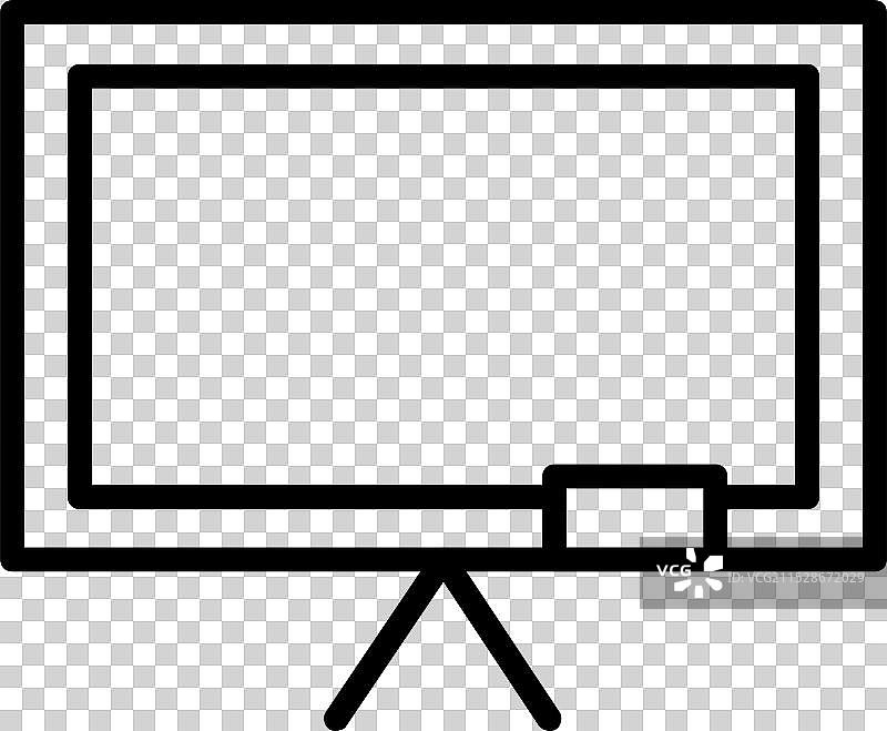 黑板线条图标设计图片素材