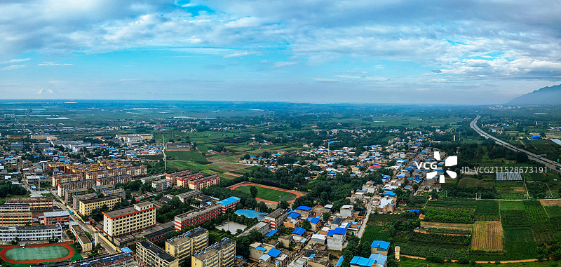 华州区 渭南市 潘陈村 华州公园 太平湖公园 华州商城 航拍图片素材