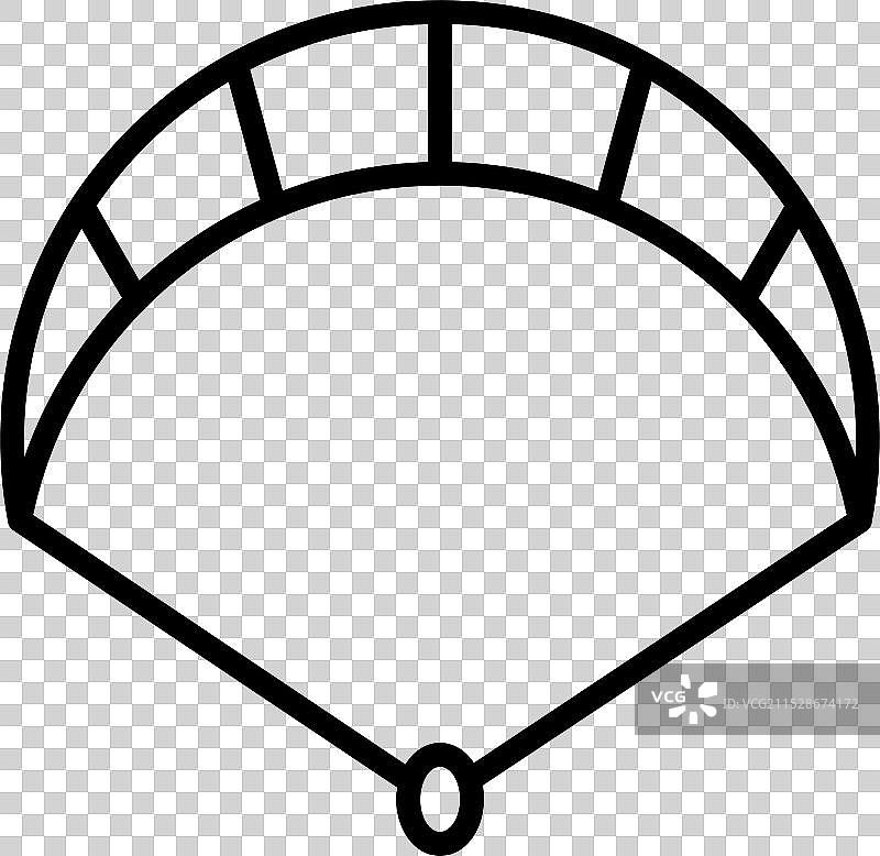 风筝冲浪线条图标设计图片素材