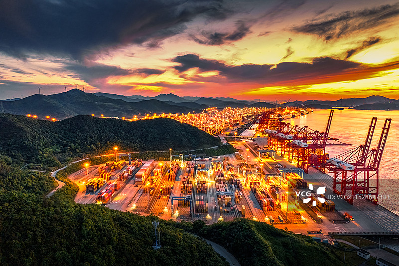 宁波港图片素材