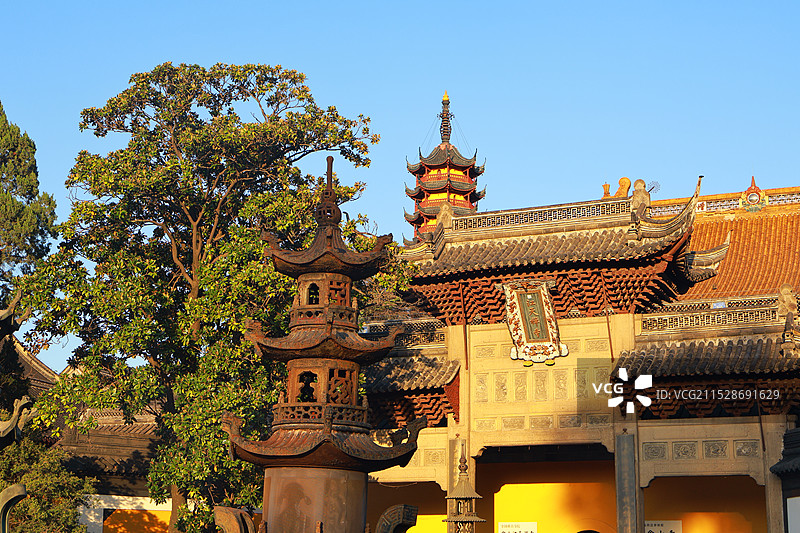 镇江金山寺江天禅寺图片素材