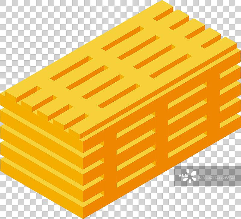 堆叠的木托盘用于存储和图片素材