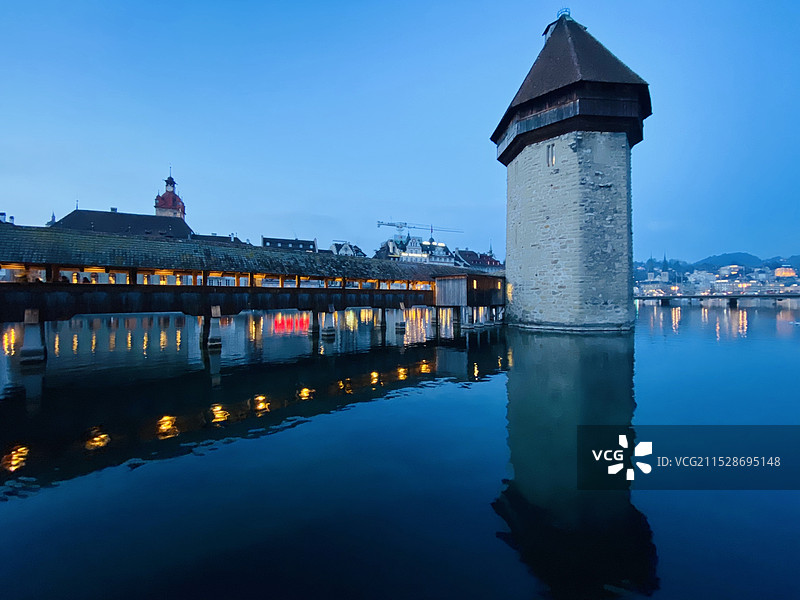 卡佩尔廊桥图片素材