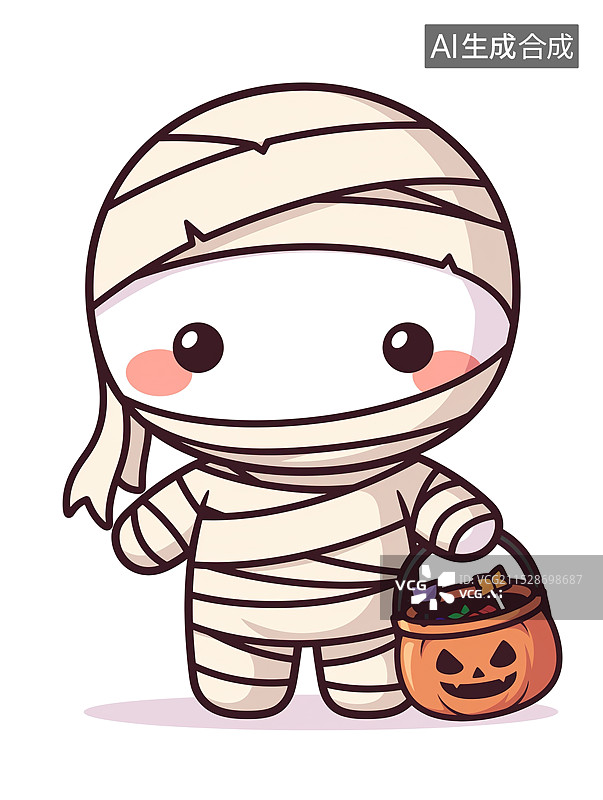 【AI数字艺术】万圣节僵尸木乃伊图片素材