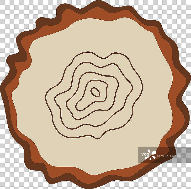 带有树轮的木片图片素材