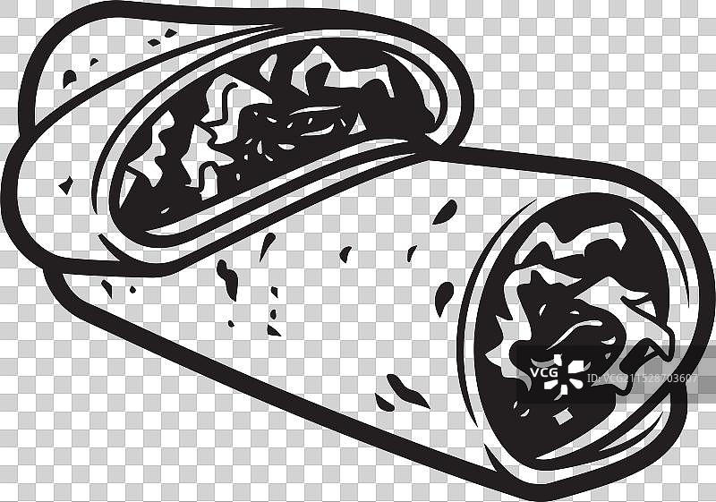 快速简单的卷饼食谱，适合忙碌的人士图片素材