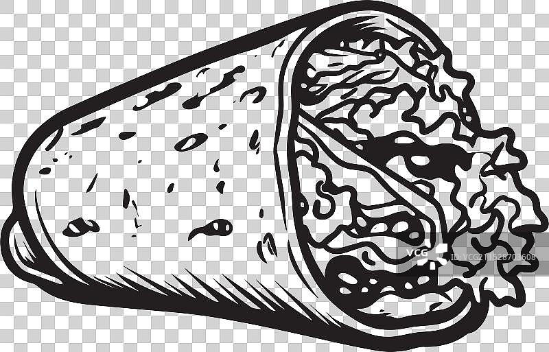 自助卷饼吧举办自制卷饼派对图片素材