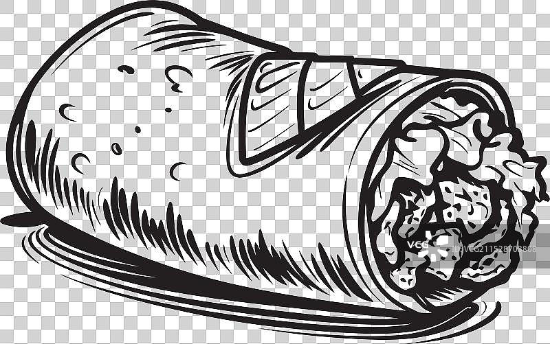 卷饼的幸福：在卷饼艺术中寻找快乐图片素材