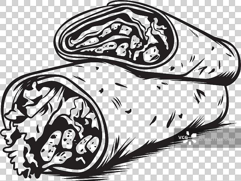 卷饼的精彩：掌握卷饼艺术图片素材