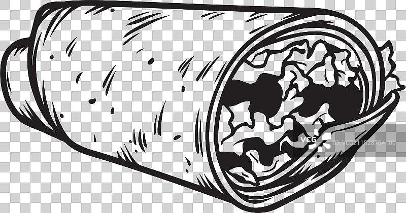 卷饼的精彩：掌握卷饼艺术图片素材