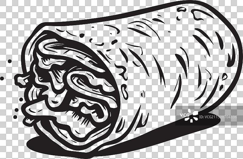 超越基础的创意卷饼点子图片素材