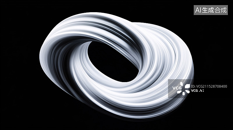 【AI数字艺术】抽象粒子的三维渲染场景插图图片素材