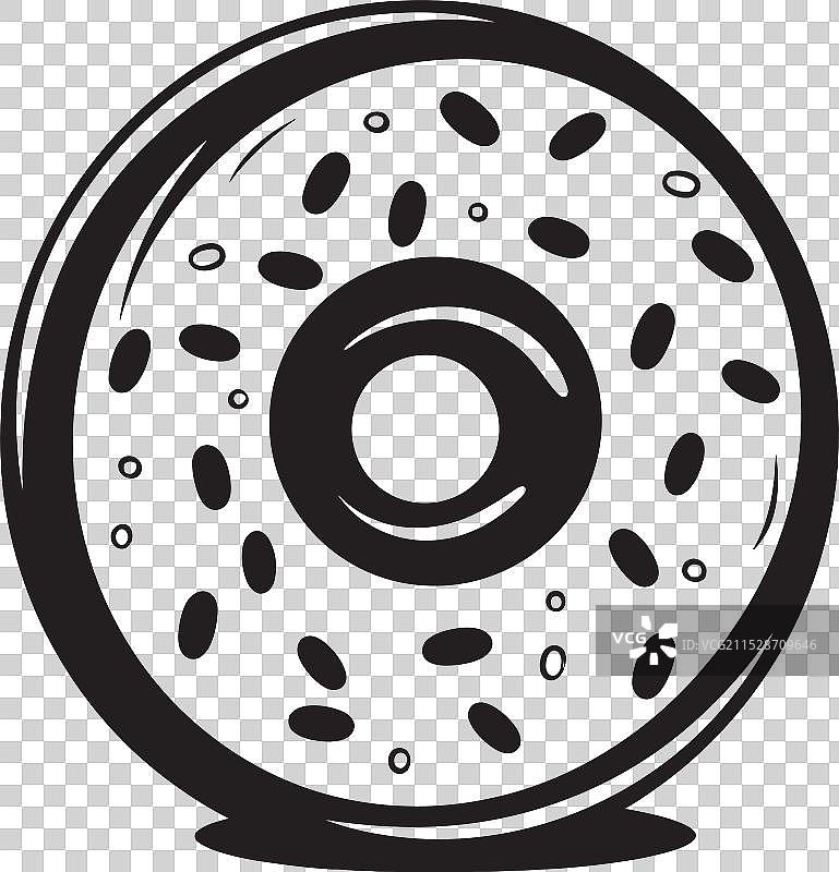 甜甜圈的困境：选择甜味还是咸味图片素材