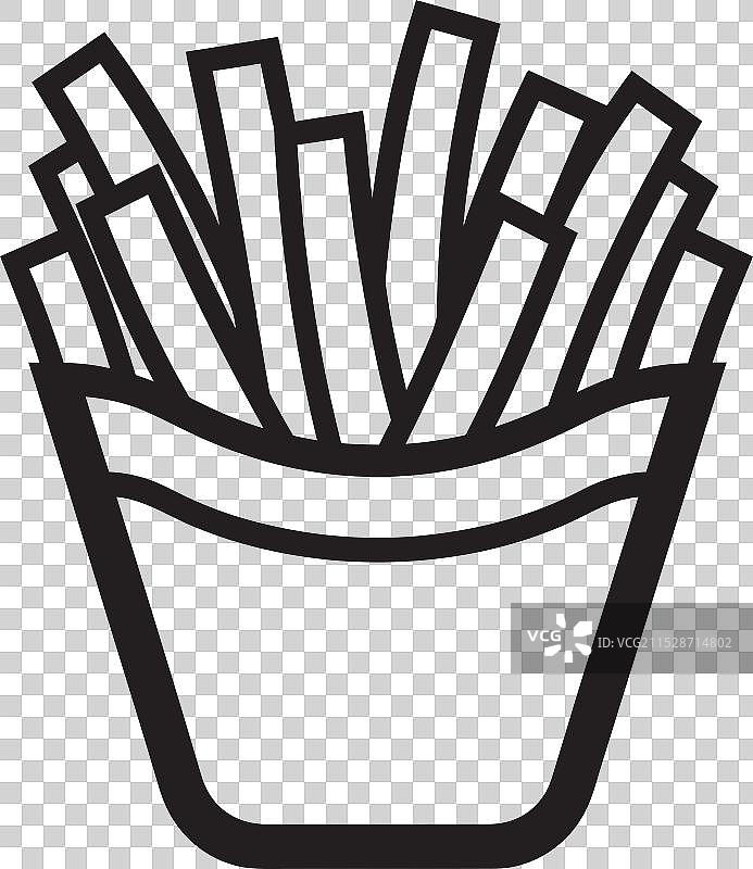 薯条与节庆，将薯条融入其中图片素材