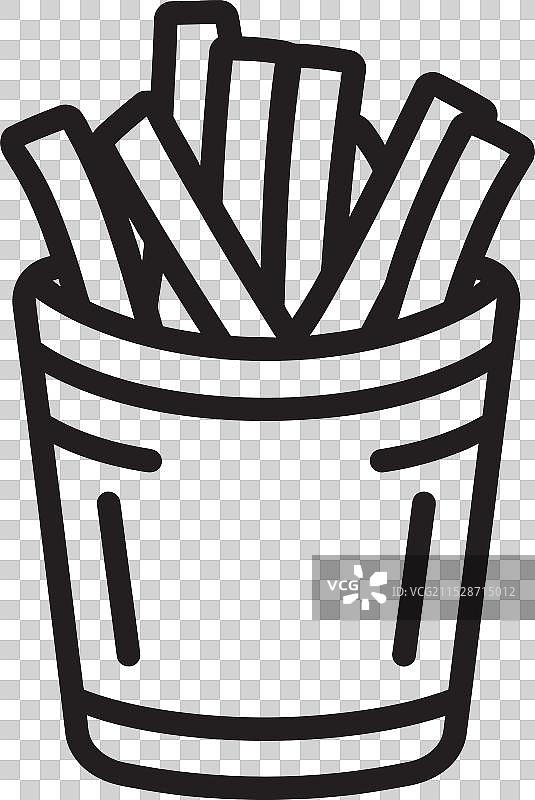 聚焦薯条，捕捉法式精髓图片素材