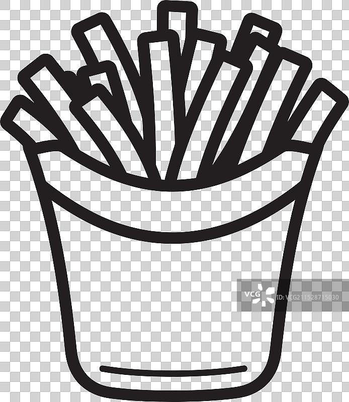 炸薯条及其种类指南图片素材