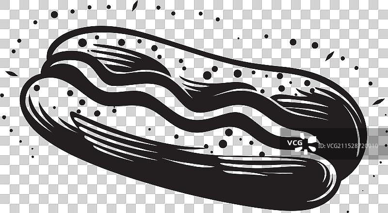 热狗在新闻头条和争议中图片素材