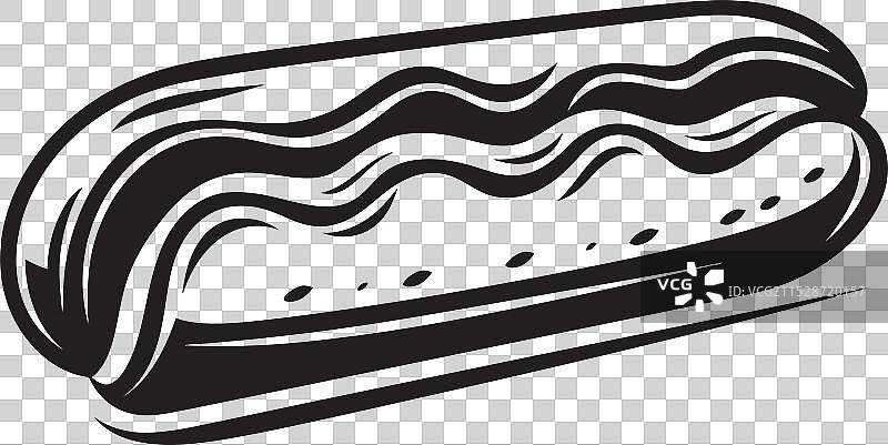 热狗和身份香肠作为象征图片素材