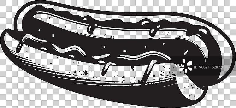 热狗与创意艺术表现图片素材