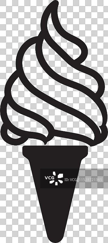 沉浸在令人无法抗拒的冰淇淋口味中图片素材