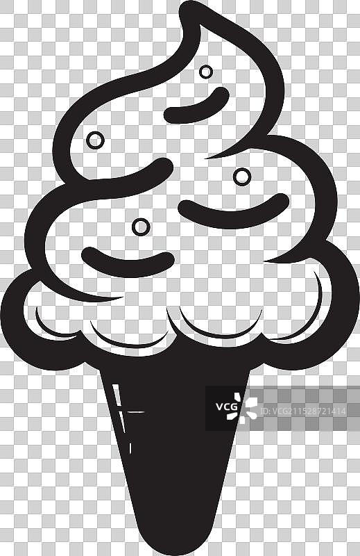 冰淇淋历史上的冷酷故事图片素材