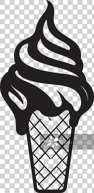 一勺怀旧的童年冰淇淋回忆图片素材