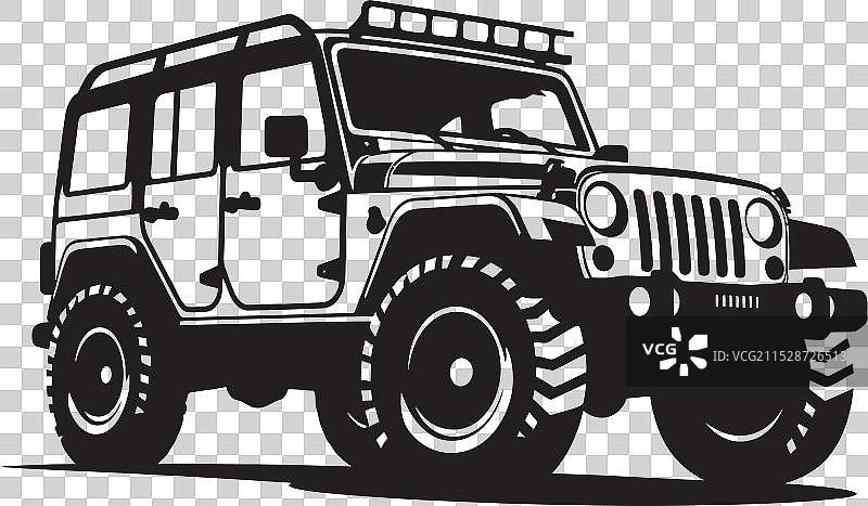 吉普FC：从田野到森林，征服一切图片素材