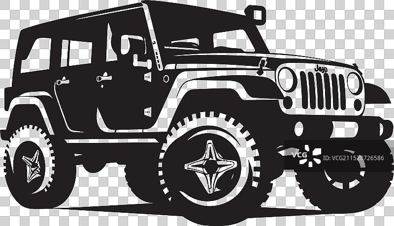 吉普大切诺基：奢华与越野的完美结合图片素材