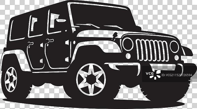 吉普自由侠城市风格越野精神图片素材