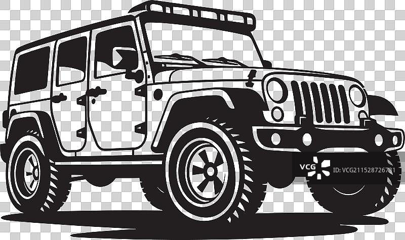 越野必备装备，适合你的吉普车图片素材