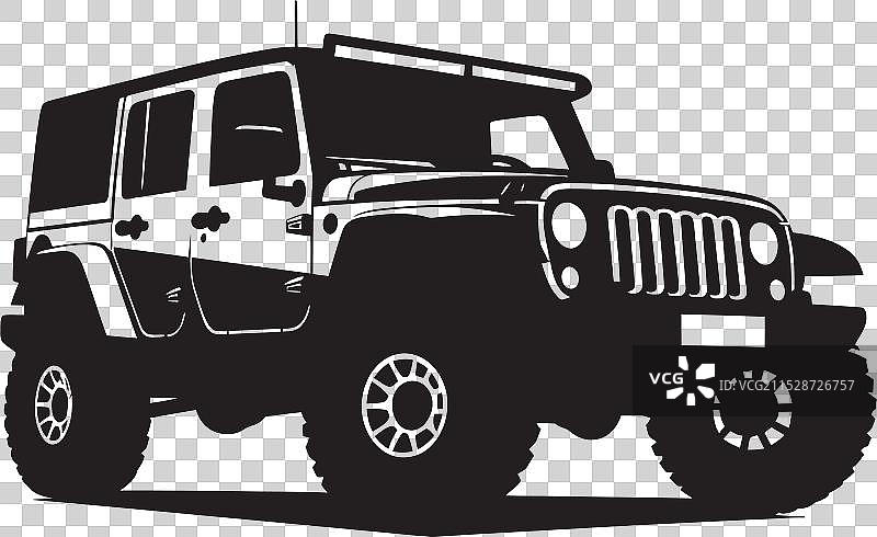 吉普大指挥官：城市风格与越野精神图片素材