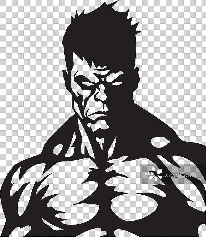 肌肉发达的僵尸，亡灵巨人就在我们身边图片素材