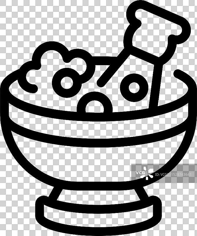 实验室玻璃器皿，盛满气泡的烧杯图片素材