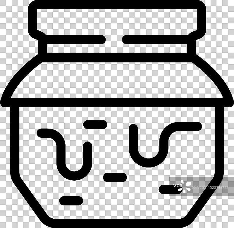 装满腌制小黄瓜的玻璃罐图片素材
