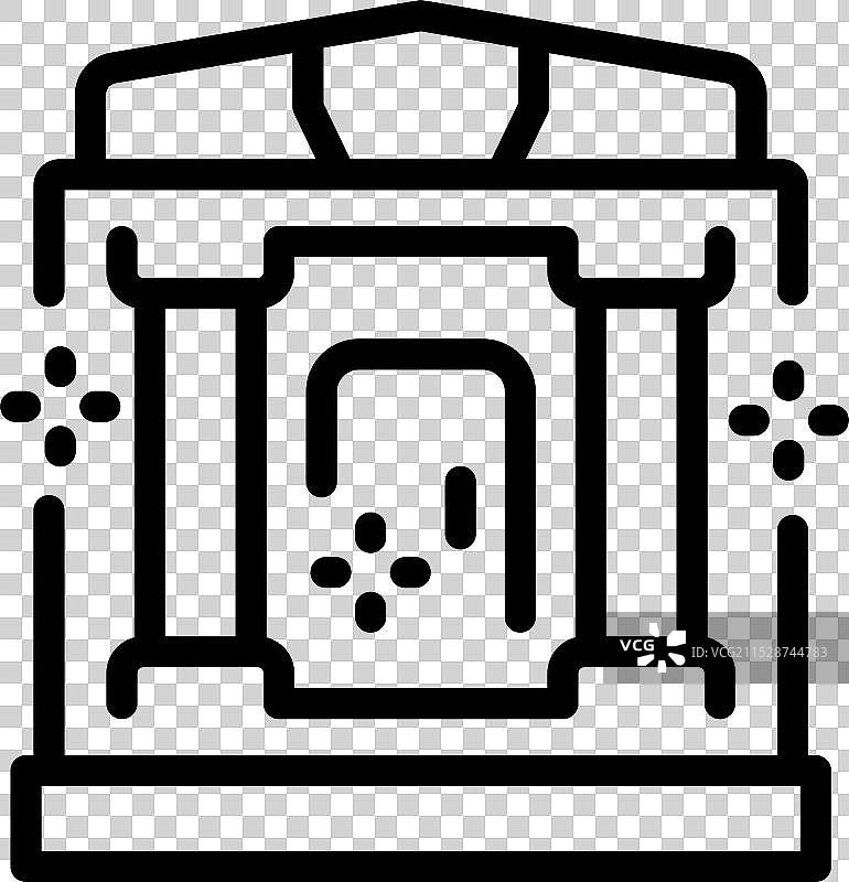 政府建筑外立面闪耀着图片素材