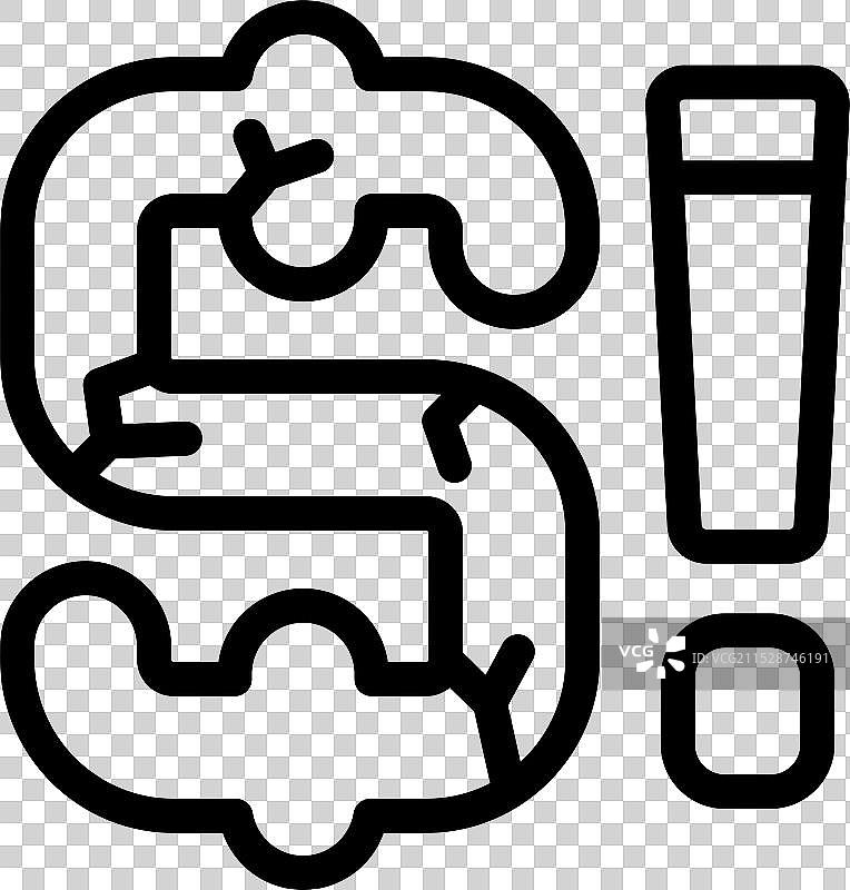 破碎的美元符号展示财务状况图片素材