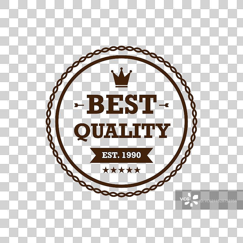 线条徽章设计元素最佳质量图片素材