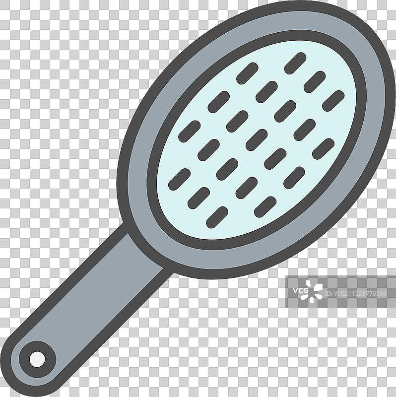 填充线条的发刷图标设计图片素材