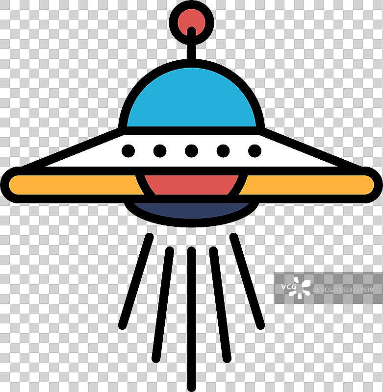 一幅黑白的宇宙飞船素描图片素材