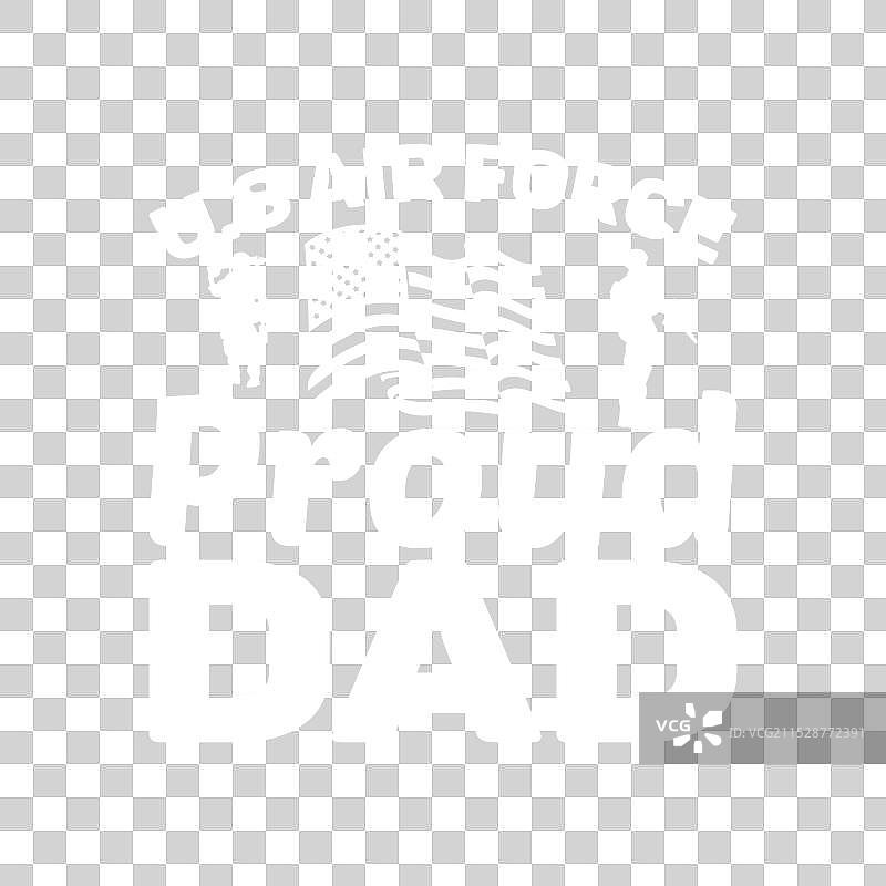 美国空军自豪的父亲图片素材