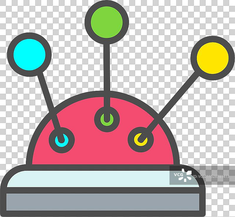 针垫线条填充图标设计图片素材