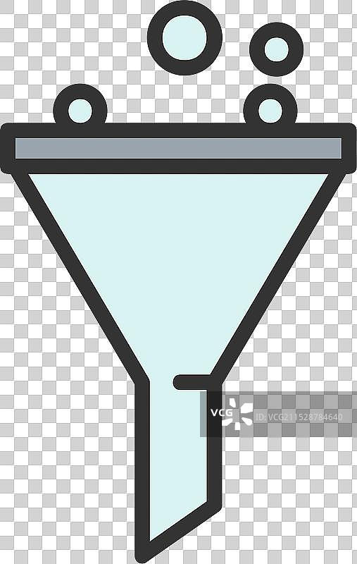 过滤器线条填充图标设计图片素材