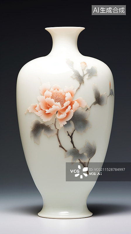 【AI数字艺术】中国古代瓷瓶图片素材